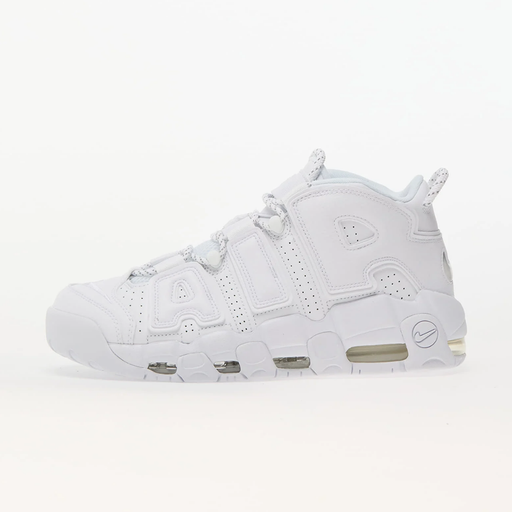 Nike Air More Uptempo 'White on White'