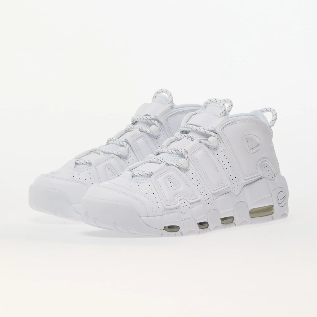 Nike Air More Uptempo 'White on White'