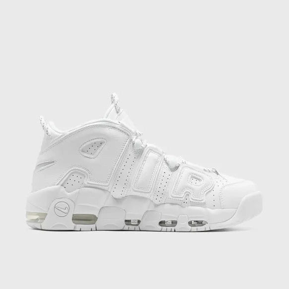 Nike Air More Uptempo 'White on White'