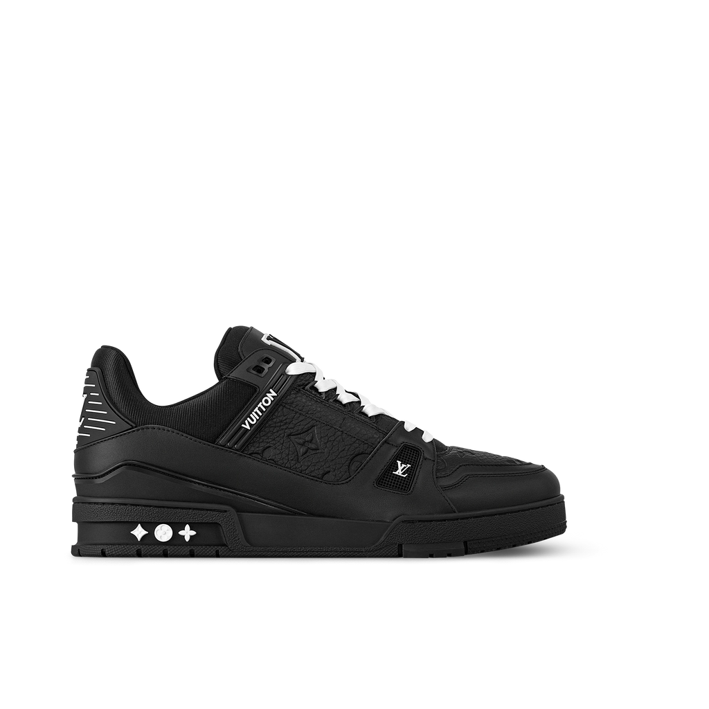 Louis Vuitton Trainer Black Embossed Monogram