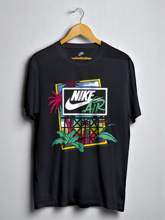 Nike Majica Air Max Tropical Billboard - Crna
