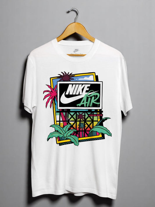 Nike Majica Air Max Tropical Billboard - Bela