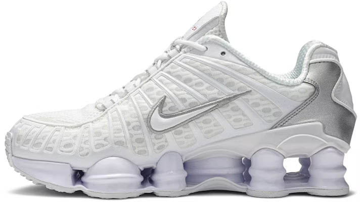 Nike Air Max Shox TL White - Silver